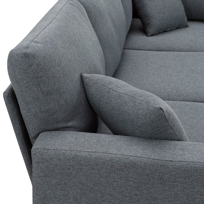 Latitude Run® Reversible Sectional Sofa, 5Seater Sofa, Modular